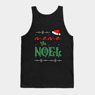 Mama Noel Matching Gift Couples Tank Top